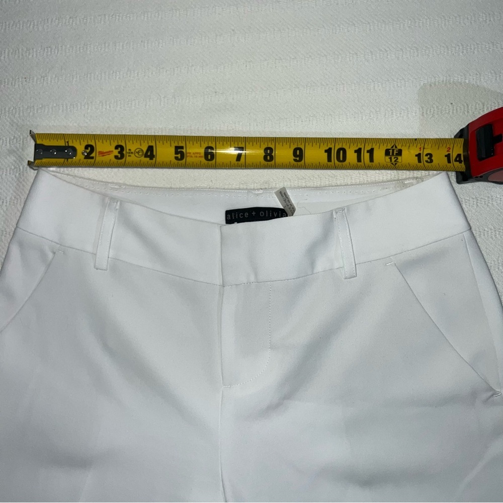 Alice + Olivia Stacey Slim Fit Pants Womens Size 2 Trousers Slacks Business - Picture 13 of 15